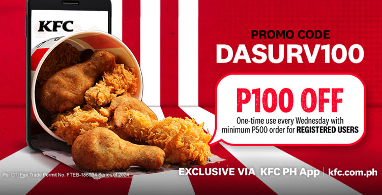 Enjoy your favorite chicken at KFC as - Robinsons Galleria